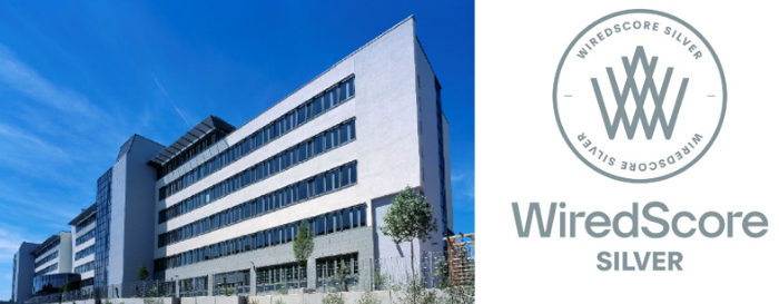 WiredScore Silber Auszeichnung - publity Bürohochhaus in Eschborn